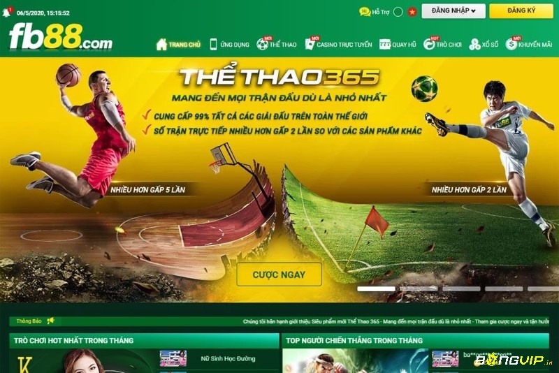 Giới thiệu tổng quan nhà cái trực tiếp bóng đá FB88.