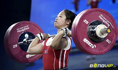 Kang Hyong-yong phá 9 kỷ lục tại ASIAD 19, giành huy chương vàng hạng 55kg nữ