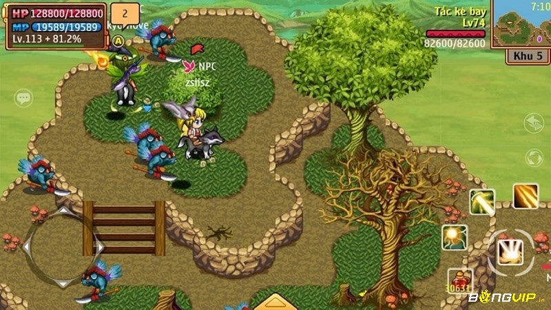 Đồ hoạ pixel khá ấn tượng, sinh động