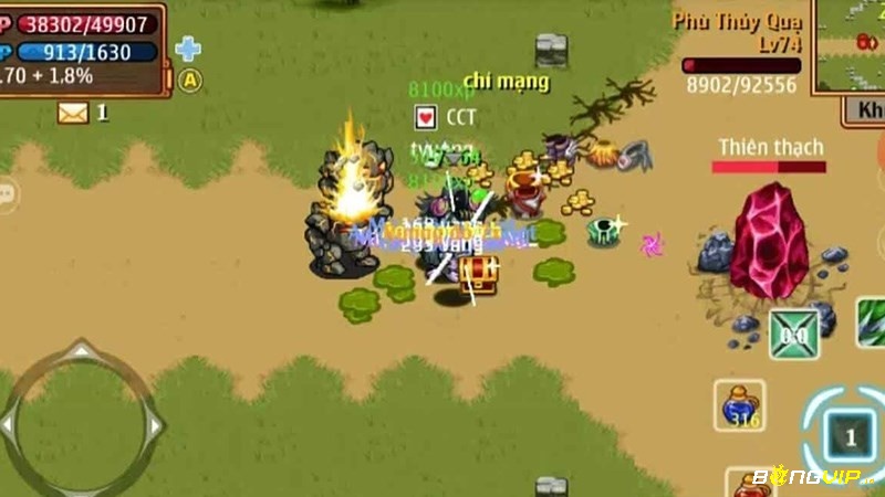 Tham gia đấu quái với các thử thách thú vị trong Knight Age
