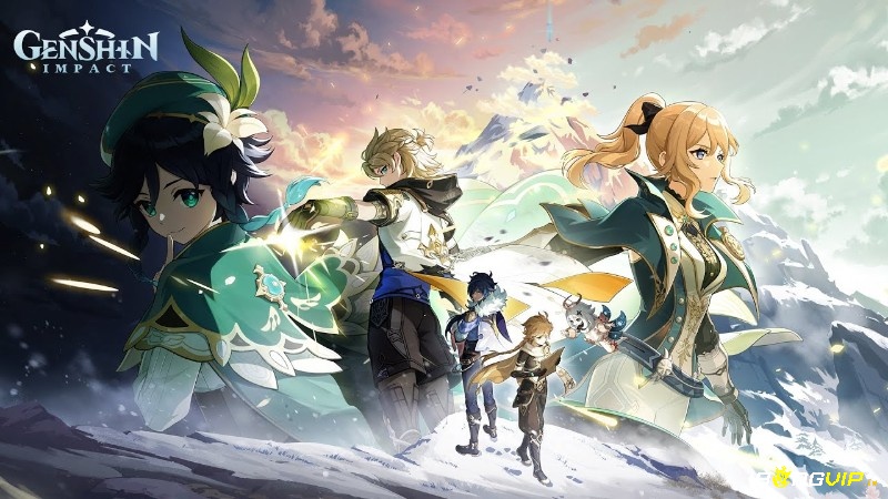 Game nhập vai phiêu lưu thế giới mở phong cách anime Genshin Impact