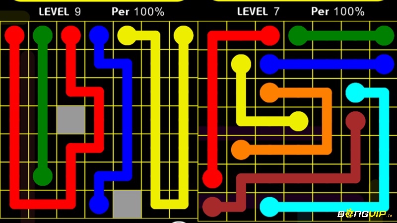 Flow free - tựa game hài hoà các mục tiêu phát triển nhận thức (trí nhớ, tư duy logic, tập trung).