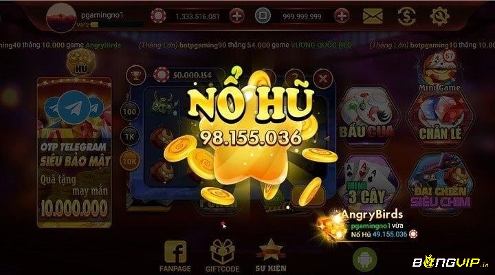 Bảng trả thường thể hiện các ký hiệu trong trò chơi và giá trị của chúng