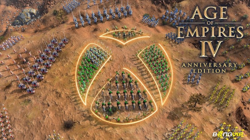 Người chơi chỉ huy đế chế hùng mạnh trong Age of Empires IV trên PC cấu hình trung bình