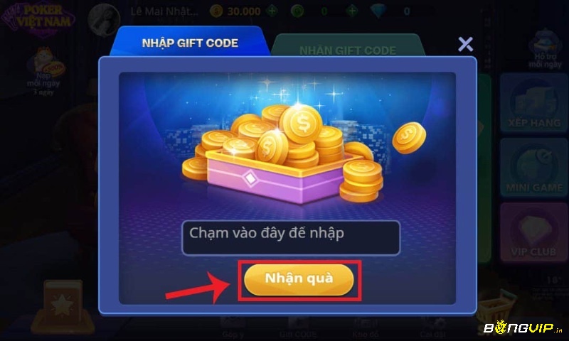 Người dùng phiên bản APK được hưởng nhiều ưu đãi độc quyền như chip miễn phí và khuyến mãi nạp hấp dẫn.