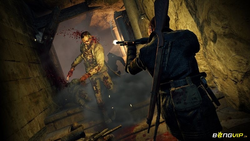 Đồ họa 3D sắc nét cùng âm thanh sống động trong game bắn zombie PC