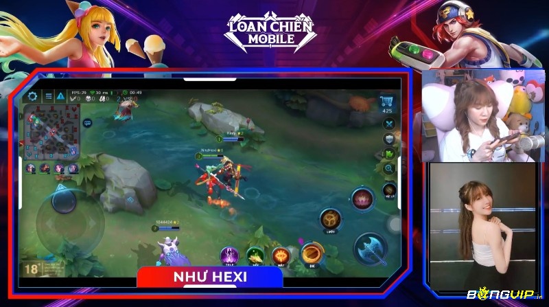 Streamer trải nghiệm game mobile mới