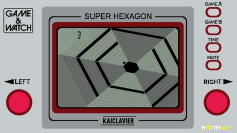 Super Hexagon với hình đa giác xoay nhanh chóng, thử thách tốc độ mắt – tay