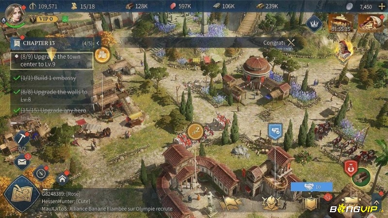 Cuộc chiến giữa các nền văn minh trong Age of Empires Mobile.