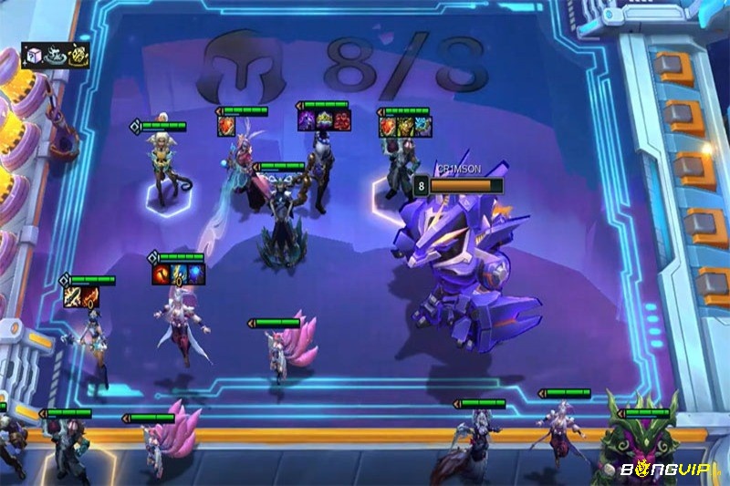 Game mobile chiến thuật hay nhất với bàn cờ và đội hình tướng trong Teamfight Tactics Mobile.