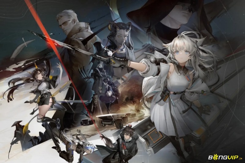 Các Operator triển khai chiến thuật trong Arknights với bối cảnh hậu tận thế.