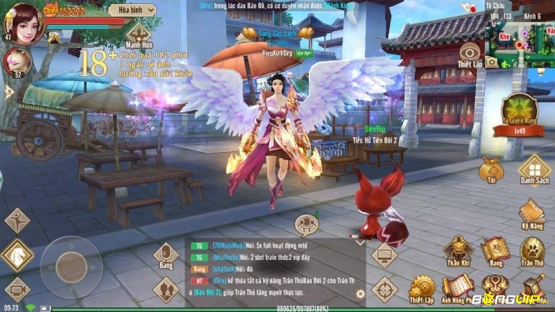 Đồ họa hiện đại đưa game kiếm hiệp cho android từ 2D cổ điển đến trải nghiệm 3D sống động