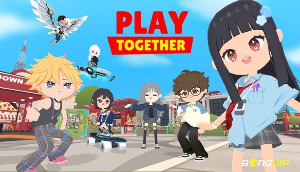 Nhóm bạn cùng chơi Play Together, tham gia mini-game, trang trí nhà và tận hưởng thế giới ảo vui nhộn, thư giãn