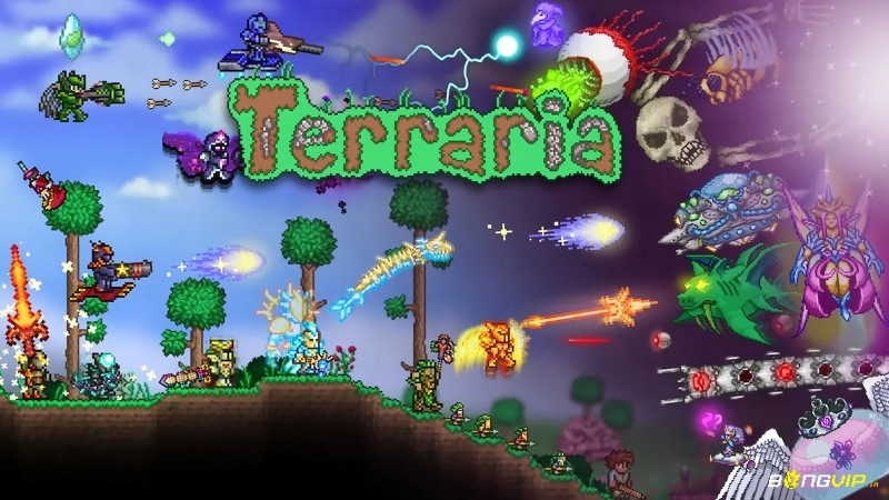 Terraria và Minecraft mở ra thế giới sandbox nơi người chơi tha hồ “troll” bạn bè và sáng tạo công trình bá đạo