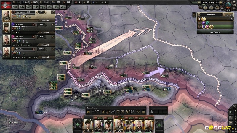 Các DLC nổi bật như Waking the Tiger, Man the Guns và La Résistance thay đổi chiến lược HoI4.