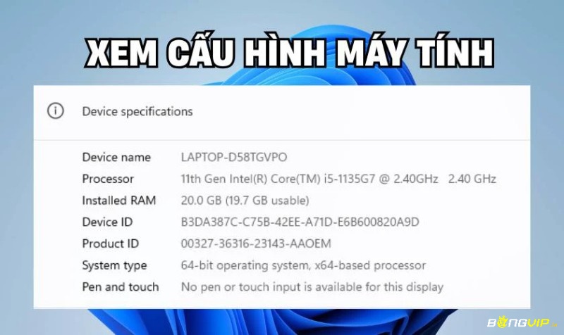 Kiểm tra cấu hình trước khi tải game