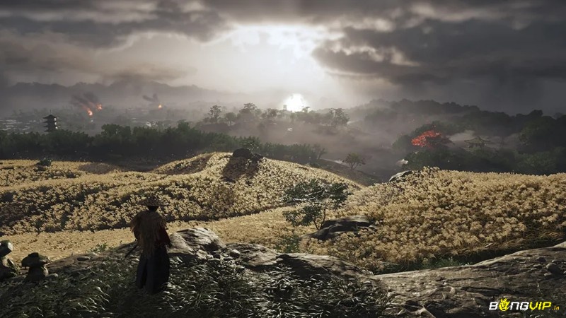 Âm thanh môi trường hòa với nhạc nền tạo cảm giác nhập vai