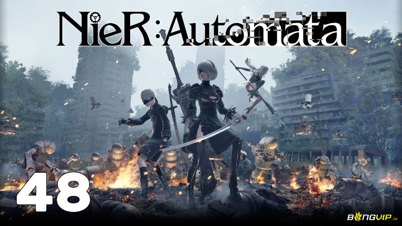 NieR Automata nổi bật với nhiều tuyến kết thúc, cấu trúc kể chuyện phi tuyến và những câu hỏi triết học ám ảnh người chơi