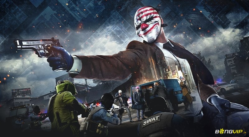 Game Payday 2 có đồ họa chân thực và chi tiết tạo nên bối cảnh sống động cho game
