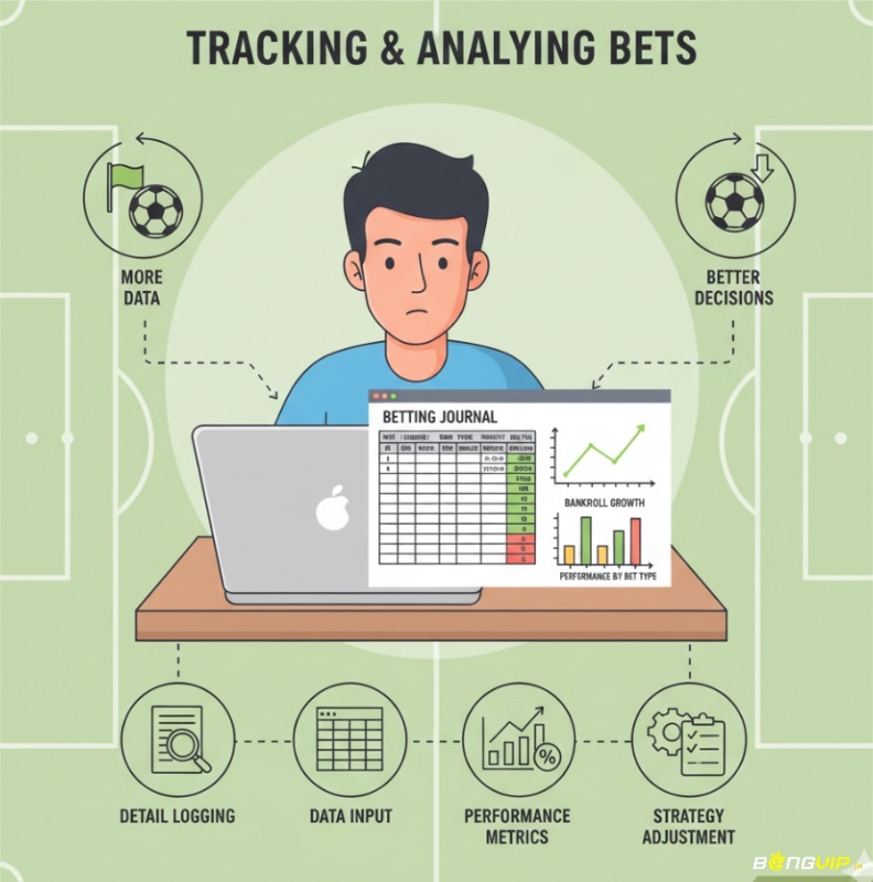 Người chơi cá cược theo dõi và phân tích dữ liệu cược chuyên sâu để tối ưu hóa chiến lược