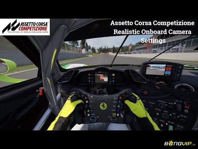 Góc camera buồng lái tập trung vào apex và vạch giới hạn