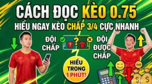 Cách đọc kèo 0.75 chi tiết và chiến lược áp dụng hiệu quả