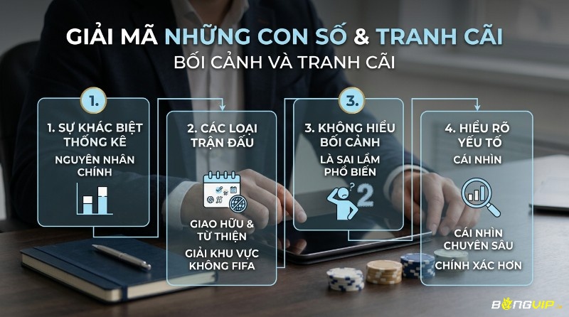 Giải mã con số và tranh cãi thống kê bàn thắng top cầu thủ bóng đá ghi nhiều bàn: 4 bước phân tích nguyên nhân khác biệt, trận đấu không FIFA, hiểu bối cảnh cho cái nhìn chuyên sâu