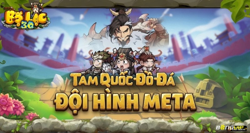 Bộ Lạc 3Q - game đấu tướng idle có phong cách Tam Quốc thời đồ đá độc lạ