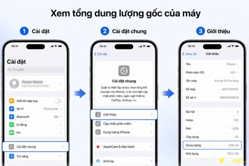 Kiểm tra dung lượng trước khi tải game đế chế cho ios