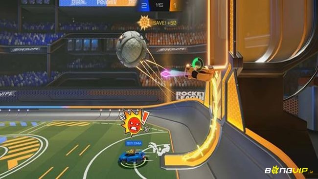 Rocket League Sideswipe nổi bật với những pha bay xe và tranh bóng trên không