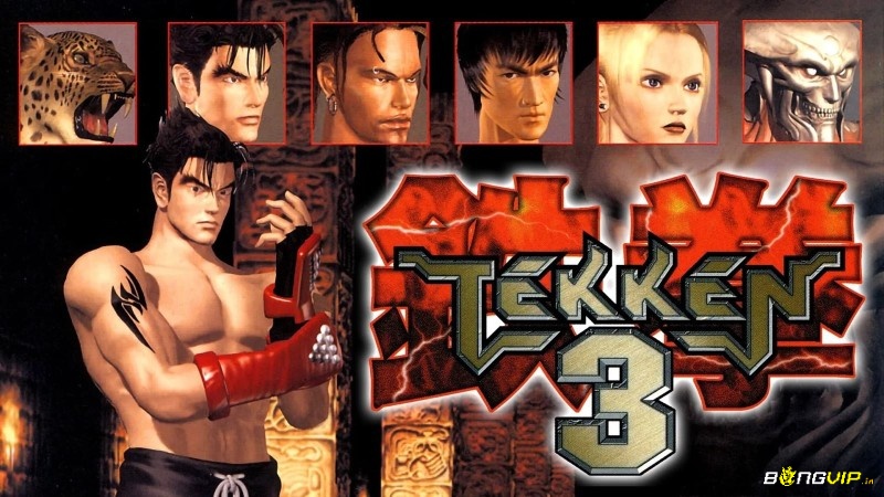 Tekken 3 nổi bật với đối kháng nhanh, nhiều võ sĩ và combo giàu kỹ thuật