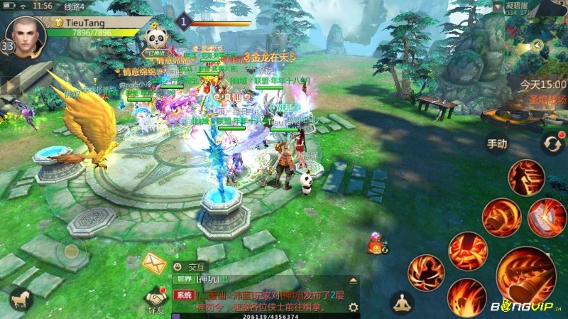 PvP là lý do nhiều người từng tải game Thục Sơn Kỳ Hiệp Mobile Hàn Quốc để thử máy chủ mới